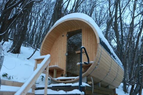 Equipped with barrel sauna and jacuzzi glamping VILLA CARTA Sapporo Hokkaido Jpn - Vacation STAY 3011 Bed and Breakfast in Sapporo