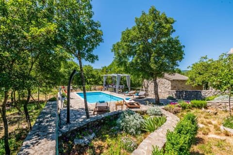 Spring, Pool view, sunbed