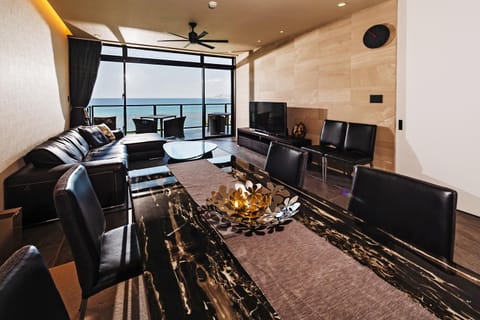 Natural landscape, Living room, Sea view