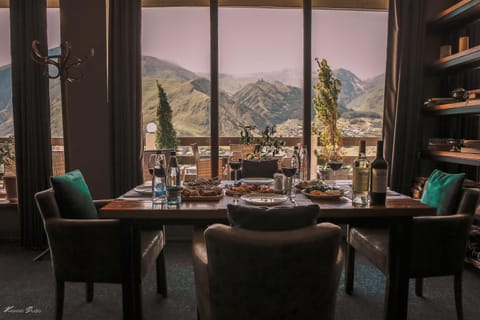 Natural landscape, Dining area, Mountain view