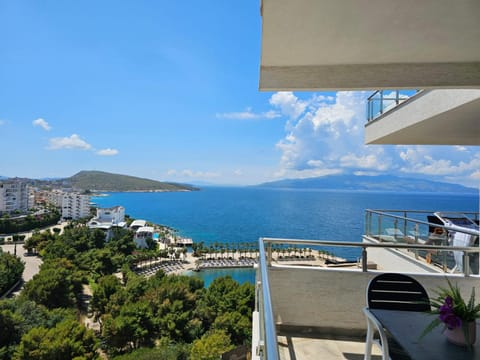 View (from property/room), Balcony/Terrace, Sea view