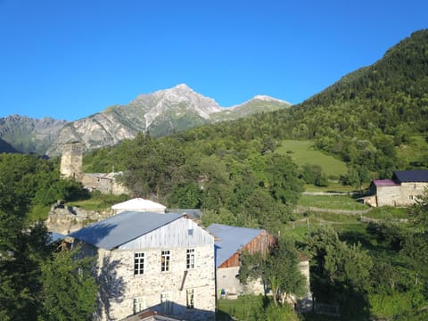 Natural landscape, Bird's eye view, Mountain view