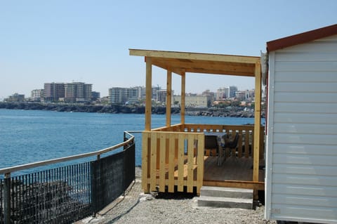 Patio, Day, Sea view