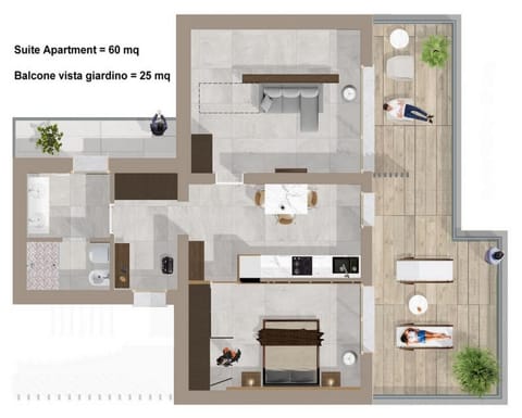 Photo of the whole room, Floor plan