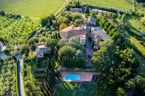 Spring, Natural landscape, Bird's eye view, Garden, Pool view
