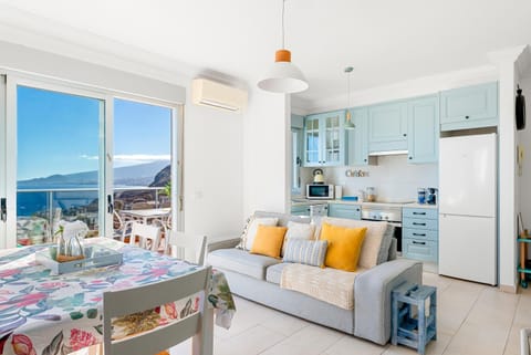 Living room, Seating area, Sea view