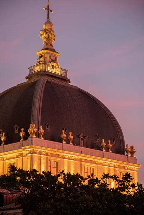 Property building, Sunset