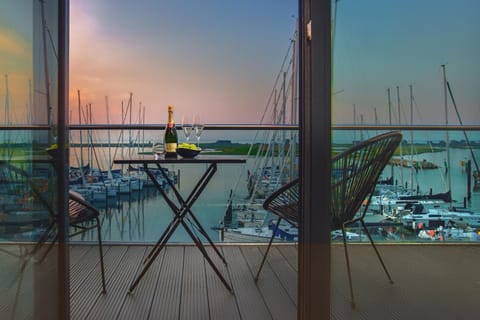 Balcony/Terrace, Sea view, Sunset