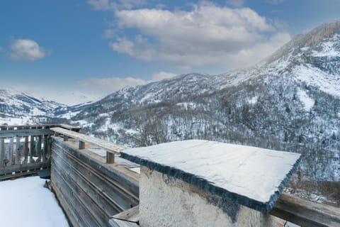 Day, Natural landscape, Winter, Mountain view