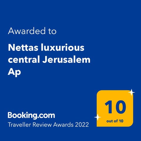 Nettas luxurious central Jerusalem Ap Condominio in Jerusalem
