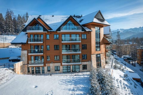 Property building, Day, Winter, Mountain view, Seasons, Time of day