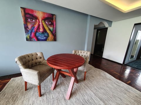 Living room, Seating area, Dining area