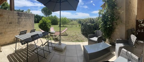 Spring, Day, Garden, View (from property/room), Balcony/Terrace, Seating area, Garden view