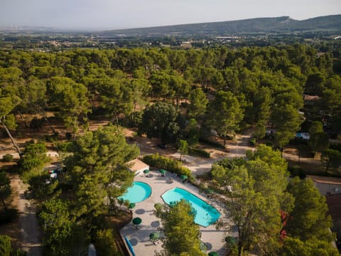 Natural landscape, Bird's eye view, Swimming pool