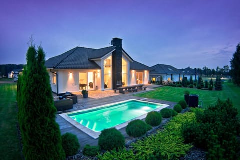 Property building, Night, Balcony/Terrace, Garden view, Pool view, Swimming pool