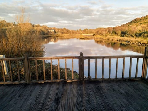 Summer, Garden, On site, River view, Sunset