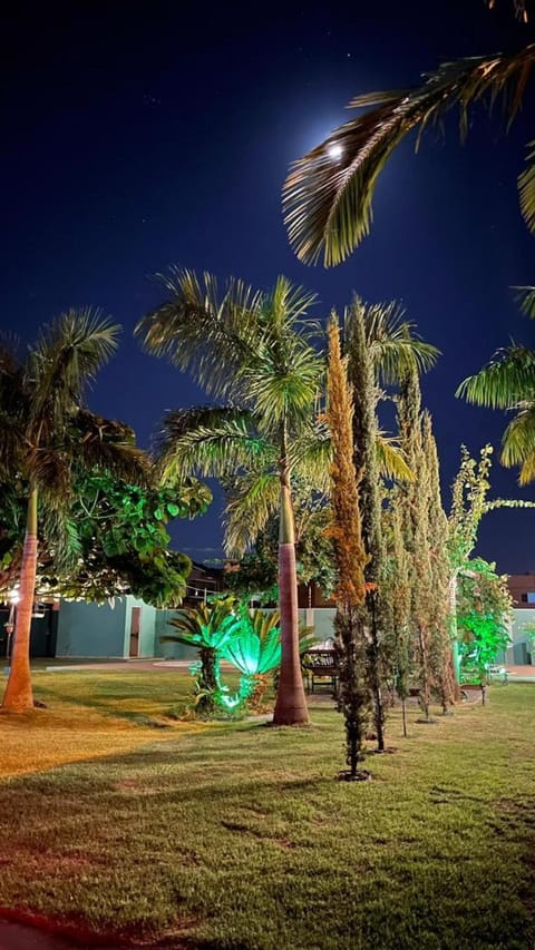 Night, Garden, Garden view