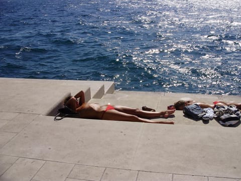 Day, Beach, Sea view, group of guests