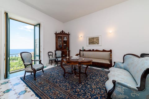 Living room, Seating area, Sea view