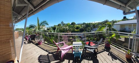 View (from property/room), Balcony/Terrace, Dining area, group of guests