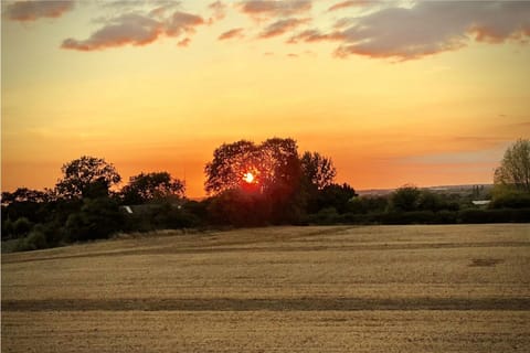 Property building, Natural landscape, Sunset