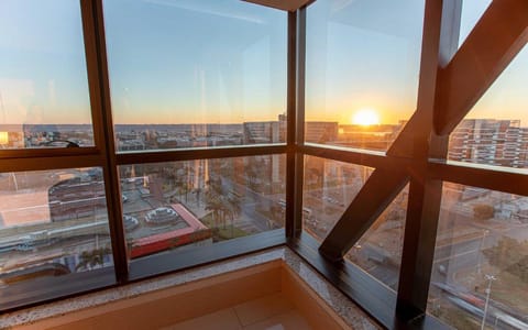 View (from property/room), City view, Street view, Sunrise