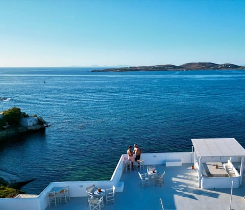 Property building, Patio, Seating area, Sea view
