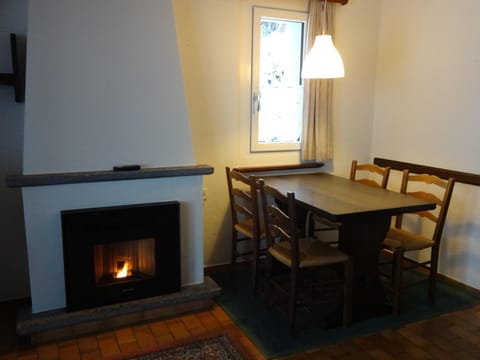 Living room, Dining area, flat iron