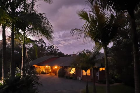 Property building, Facade/entrance, Sunset
