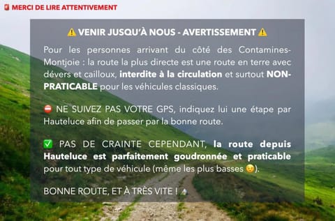 Chambres et Tables d'Hôtes Le Choton à Nono - Col du Joly Beaufortain Bed and Breakfast in Les Contamines-Montjoie