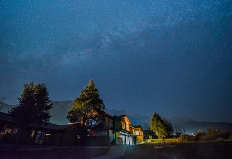 Property building, Night, Natural landscape