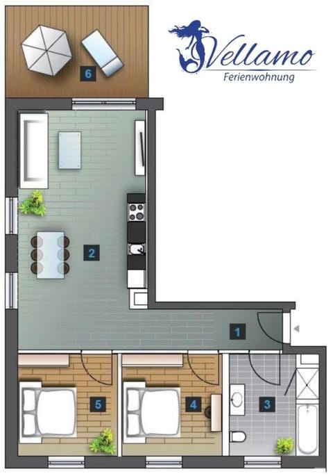 Ferienwohnung Vellamo Eigentumswohnung in Rerik