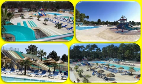 Aqua park, Swimming pool, Swimming pool, sunbed