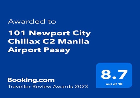 101 Newport City Chillax C2 Manila Airport Pasay Copropriété in Pasay