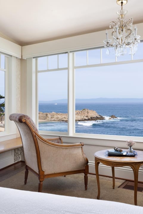 Seating area, Bedroom, Sea view