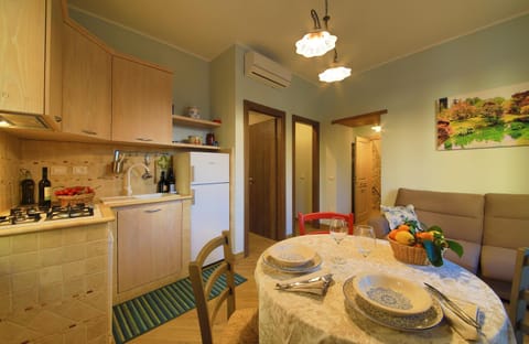 Kitchen or kitchenette, Dining area