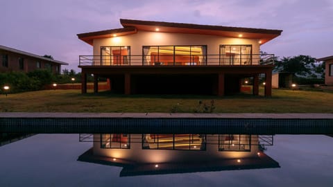 StayVista's Shivom Villa 4 - A Serene Escape with Views of the Valley and Lake Chalet in Maharashtra