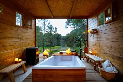 Decorative detail, Open Air Bath, towels