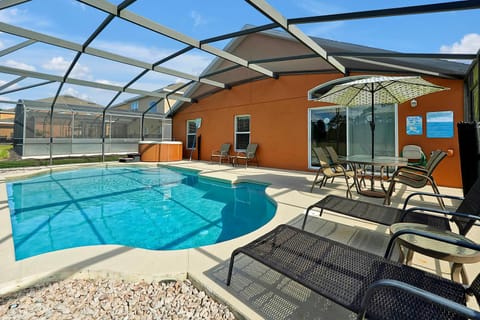 Patio, Hot Tub, Pool view, Swimming pool, sunbed