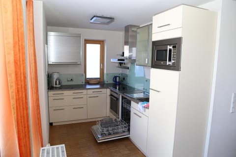 Kitchen or kitchenette, dishwasher