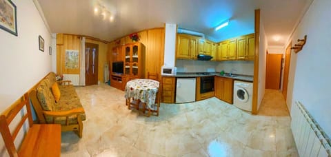 Kitchen or kitchenette, Living room, Dining area