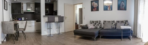 Photo of the whole room, Dining area