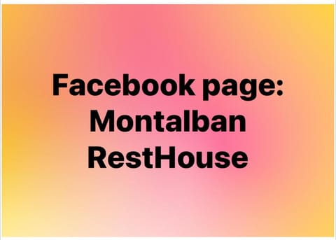 Montalban RestHouse 1 AC BR TownHouse Copropriété in Quezon City