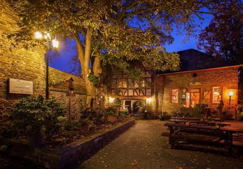 Property building, Patio, Night