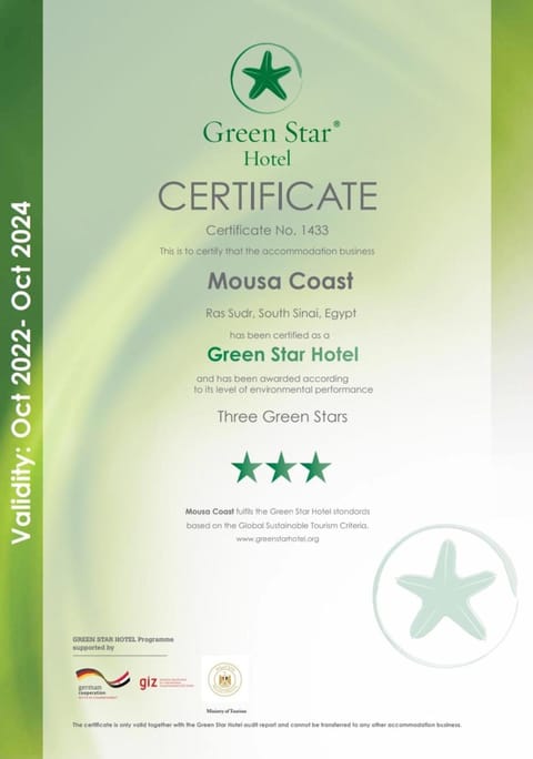 Mousa Coast Hotel & Spa Resort in South Sinai Governorate
