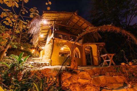 Property building, Night, Garden, Garden view, Landmark view