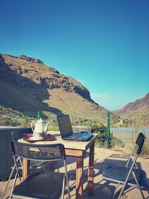 Patio, Balcony/Terrace, Mountain view