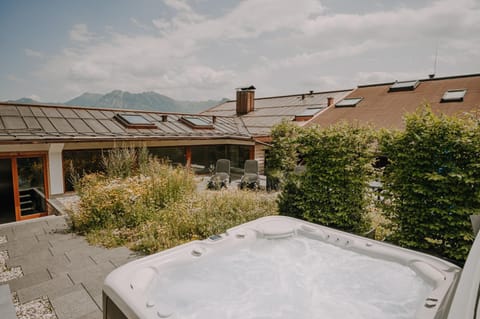 Hot Tub, View (from property/room), Balcony/Terrace, Mountain view
