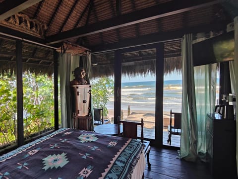 Bed, TV and multimedia, View (from property/room), Beach, Bedroom, Sea view