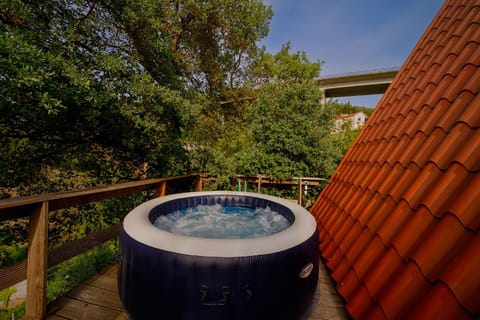 Day, Hot Tub, River view